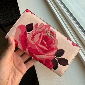Kate Spade Pink Floral Wallet